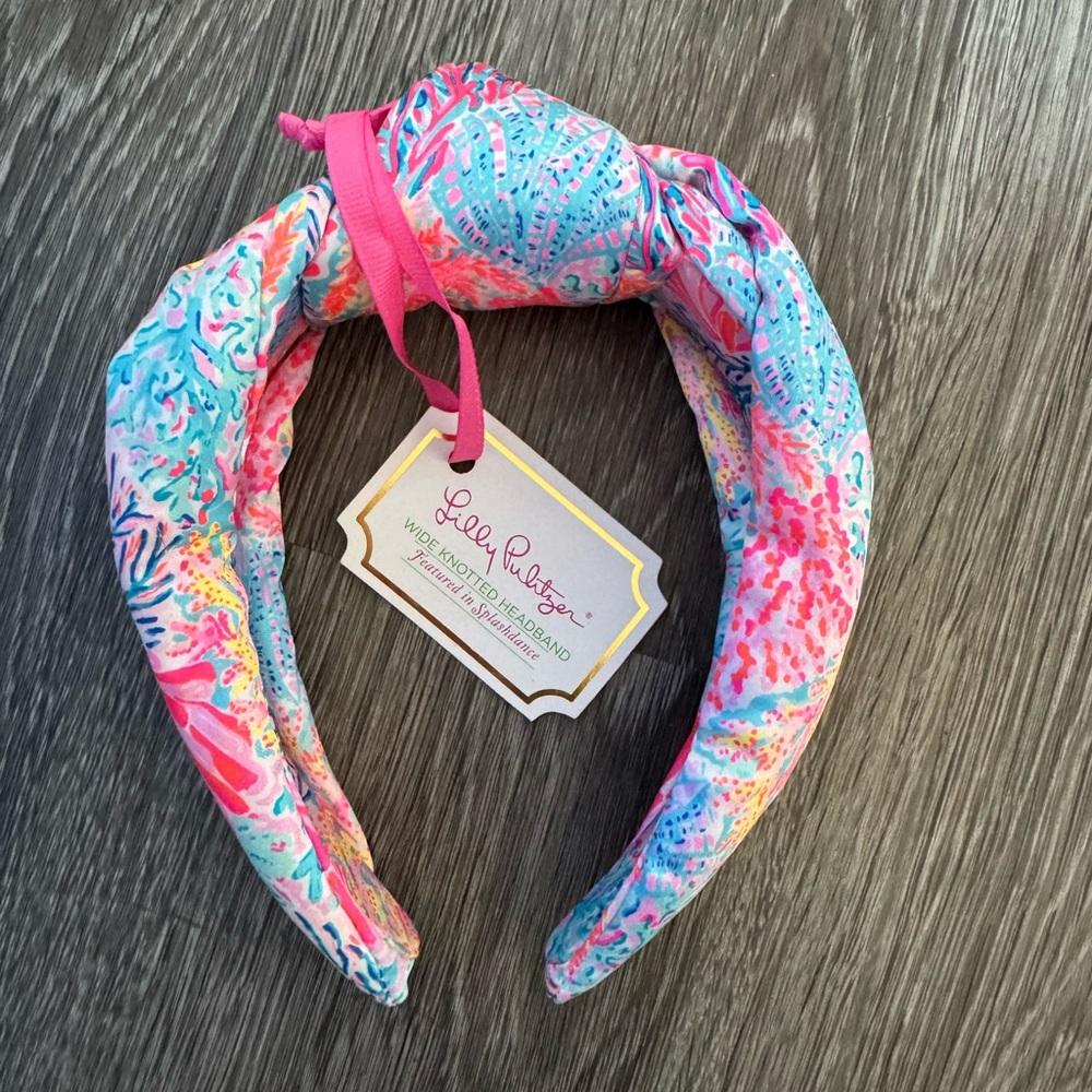 Lilly Pulitzer Pink and Blue Hairband